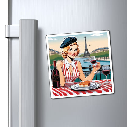 National and World Day in Support of  Foie Gras Pin Up Girl Magnet