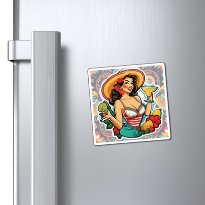 Cinco de Mayo II Pin Up Girl Magnet