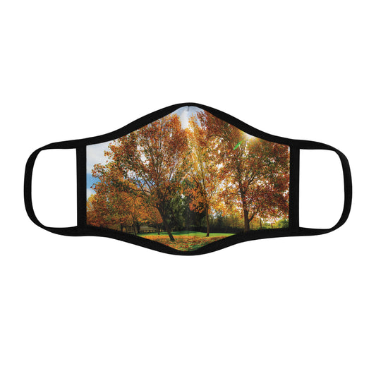 Fall Colors Fitted Polyester Face Mask