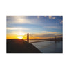 Golden Gate Sunset Marin Headlands 2089: Fine Art Stretched Canvas