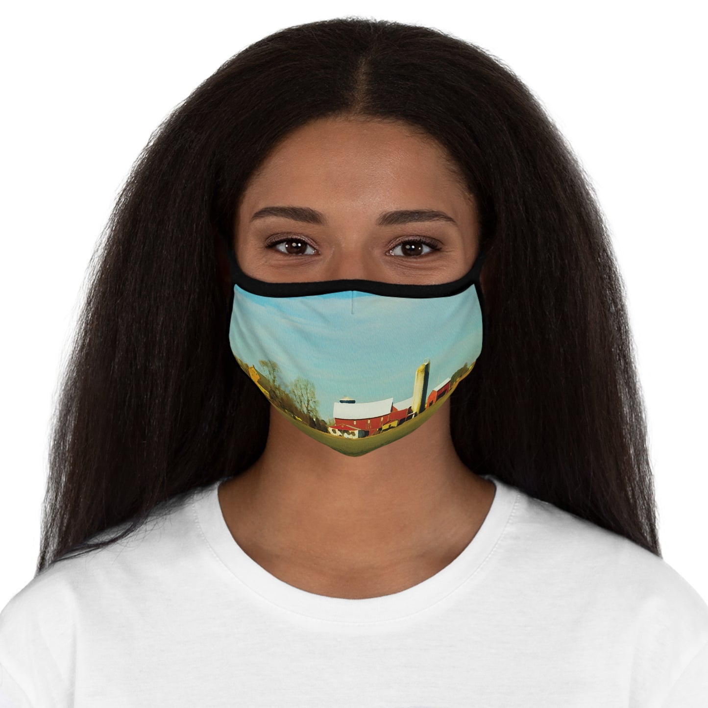 Lancaster PA Fitted Polyester Face Mask