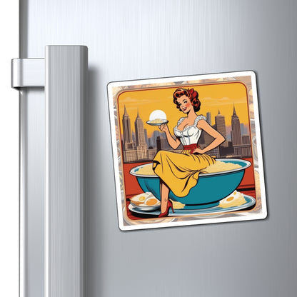 National Grits Day Pin Up Girl Magnet