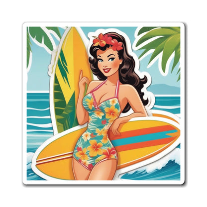 National Mango Day V Pin Up Girl Magnet