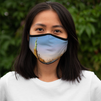 Golden Door Fitted Polyester Face Mask