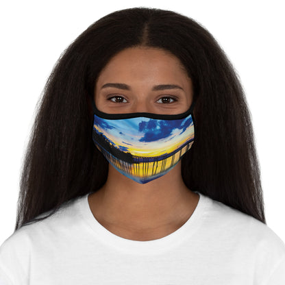 Grizzly Island Fitted Polyester Face Mask