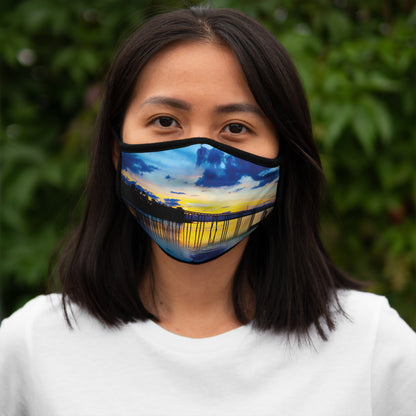 Grizzly Island Fitted Polyester Face Mask