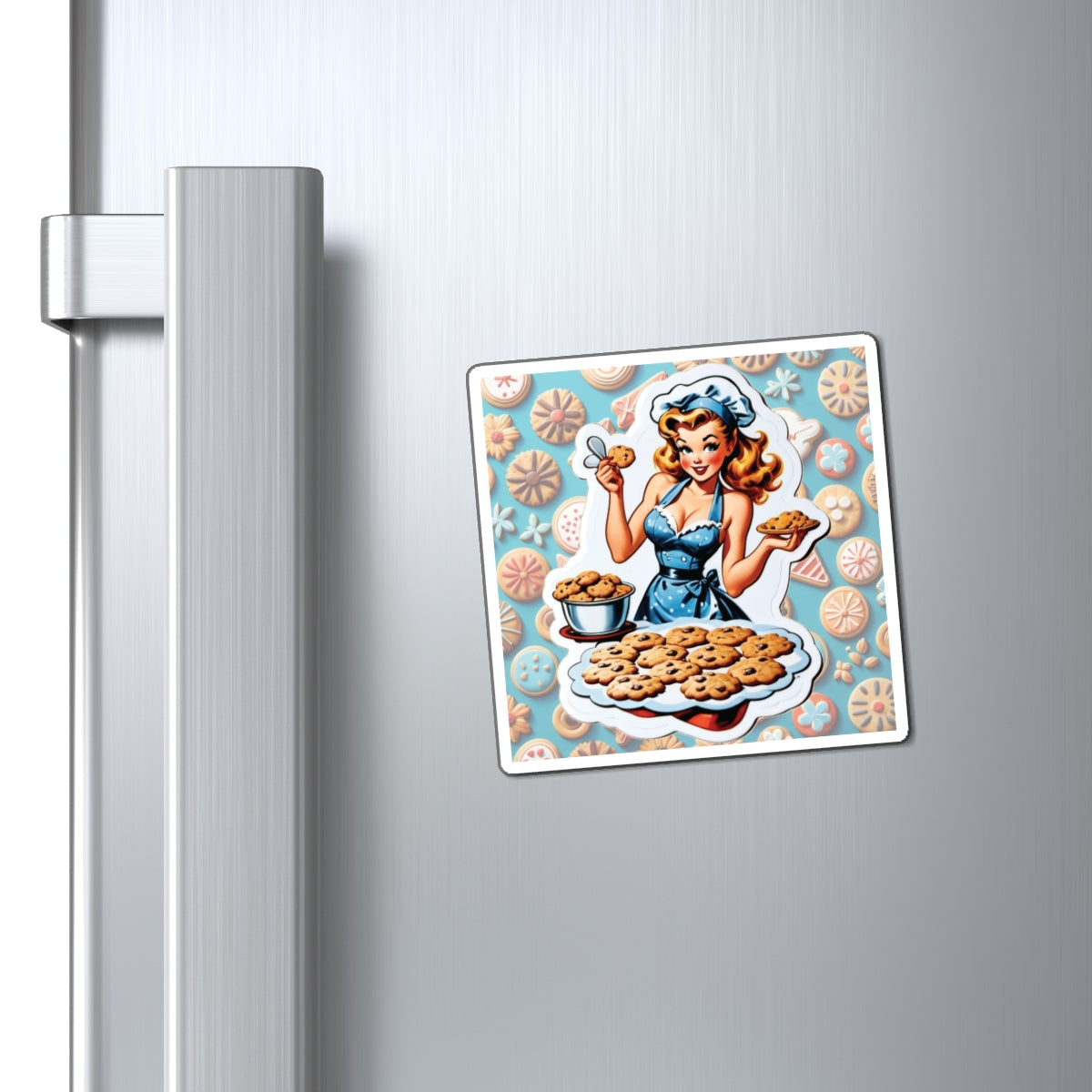 National Baking Cookies Day Pin Up Girl Magnet