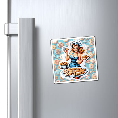 National Baking Cookies Day Pin Up Girl Magnet