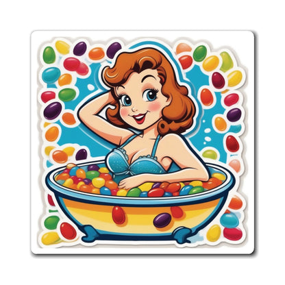 National Jelly Bean Day III Pin Up Girl Magnet