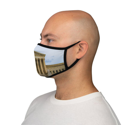 Supreme Court Fitted Polyester Face Mask