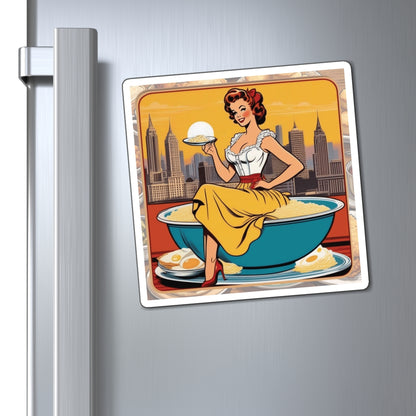 National Grits Day Pin Up Girl Magnet