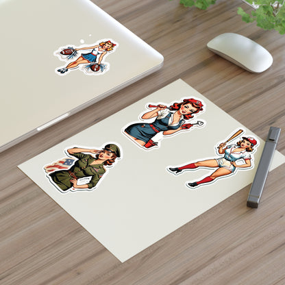 Pin Up Girl Sticker Sheets - Holidays Collection Set III