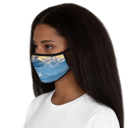 Mt. Shasta Highway I-5 Lookout  Polyester Face Mask