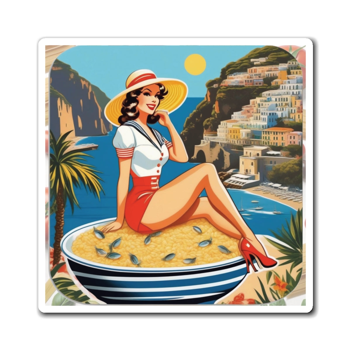 National Risotto Day II Pin Up Girl Magnet