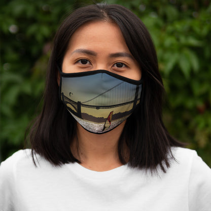 Wind Surfer Fitted Polyester Face Mask