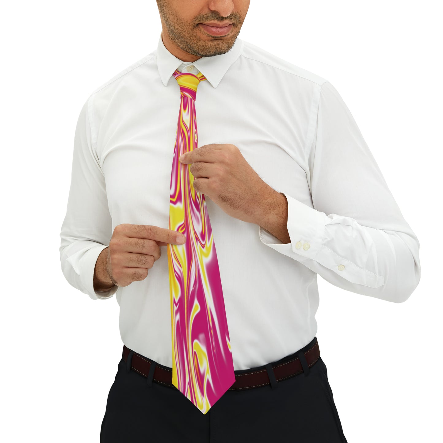 Pink/Yellow Necktie