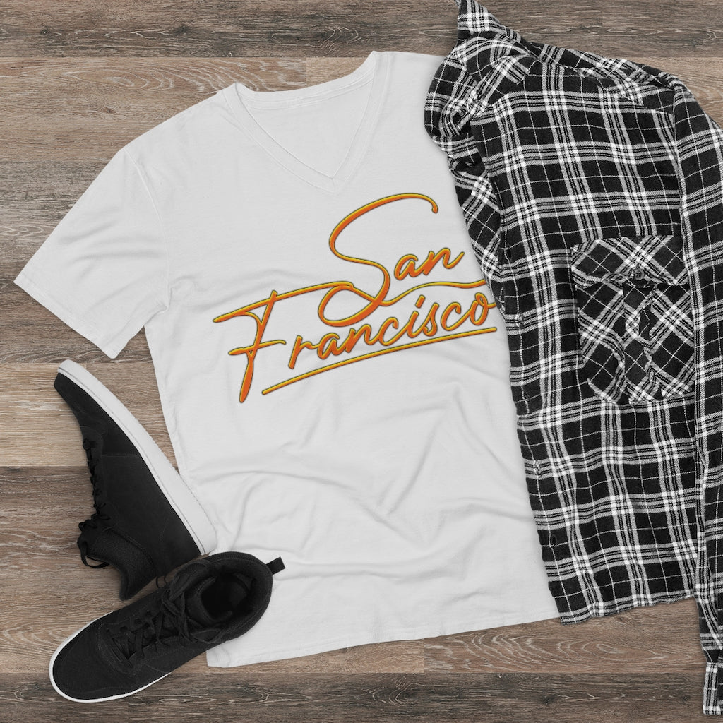 San Francisco Men's Lightweight V-Neck Tee