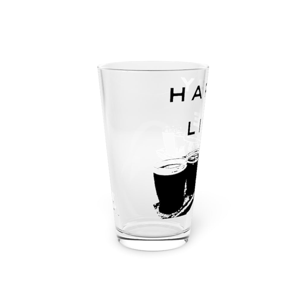 Happy Life Pint Glass