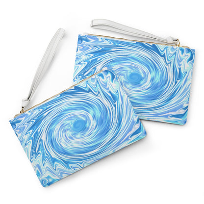 French Blues Clutch Bag