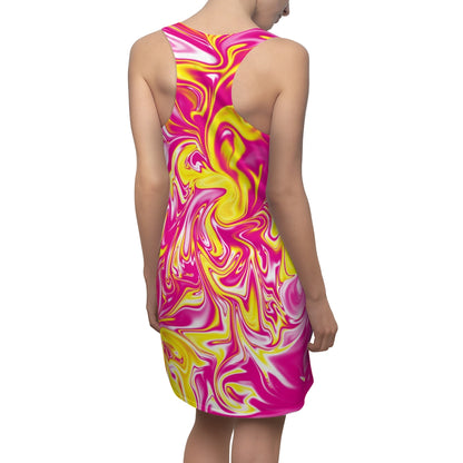 Pink/Yellow Racerback Dress