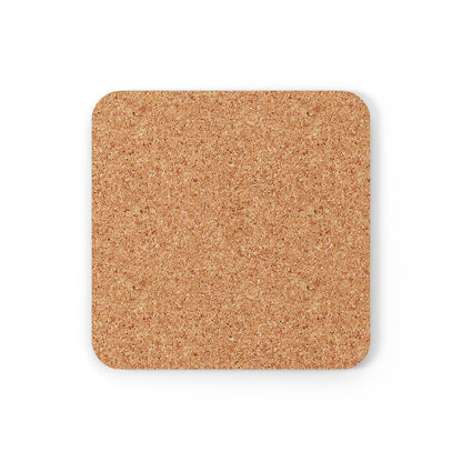 Pink/Yellow Corkwood Coaster Set