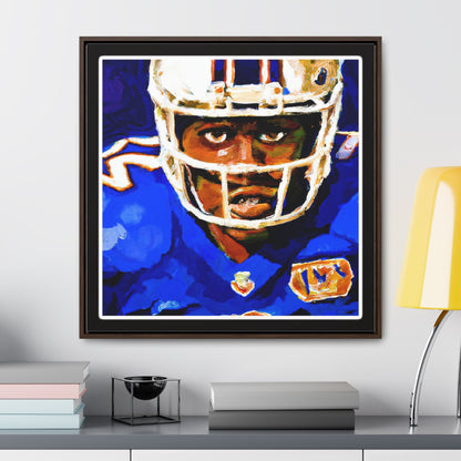 American Football Player Van Gogh Canvas