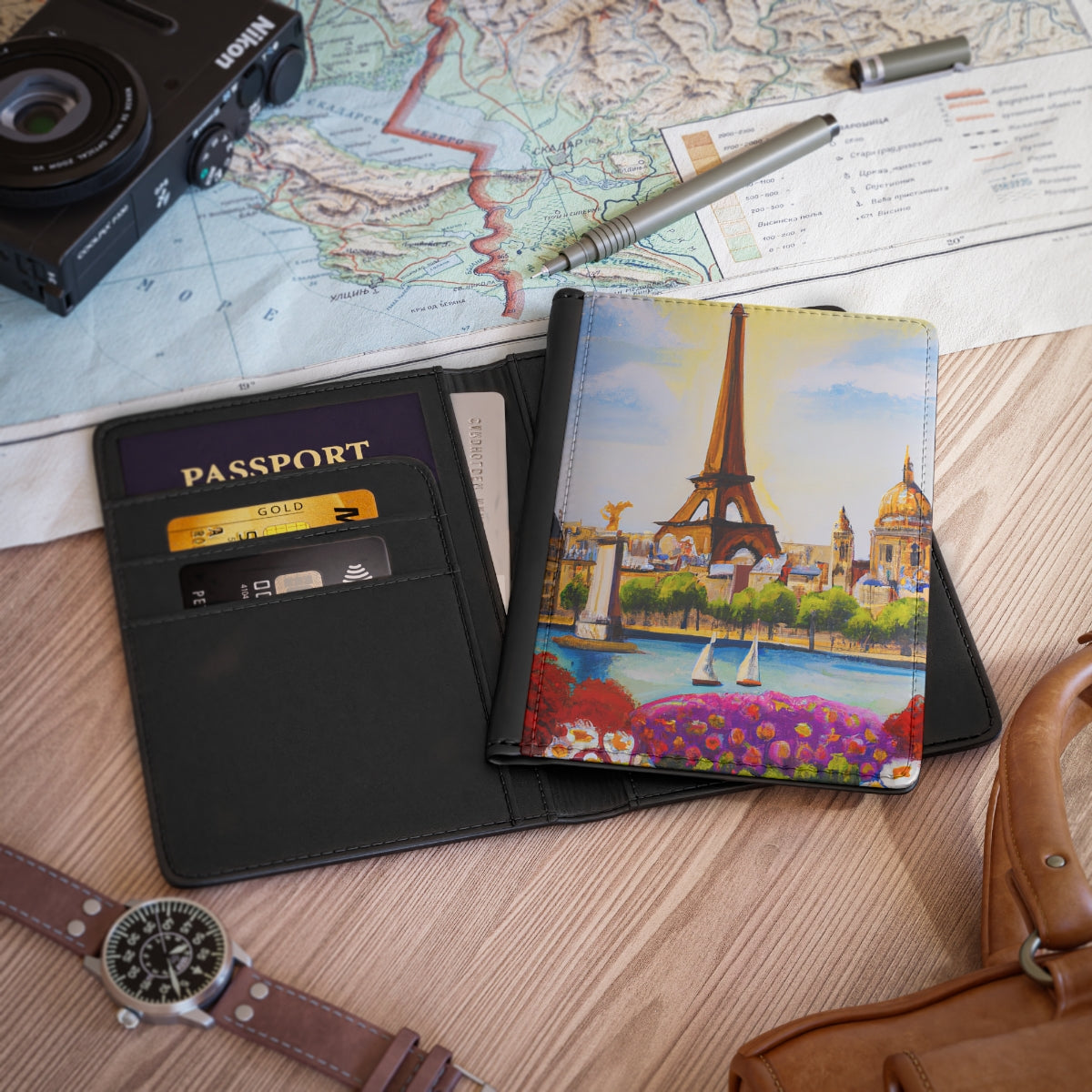 Paris AI Passport Cover