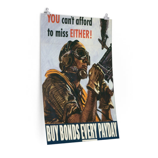 20th Century World Wars Poster: Buy Bonds Every Payday