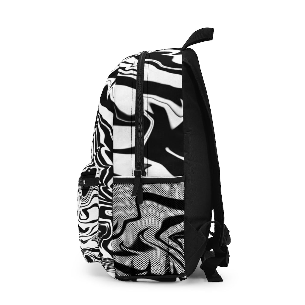 Black and white Backpack (Made in USA)