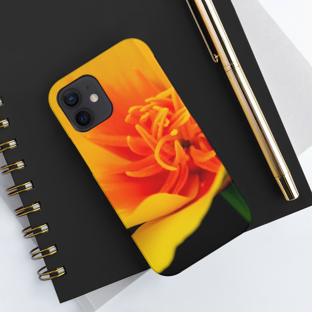 California Poppy Phone Cases