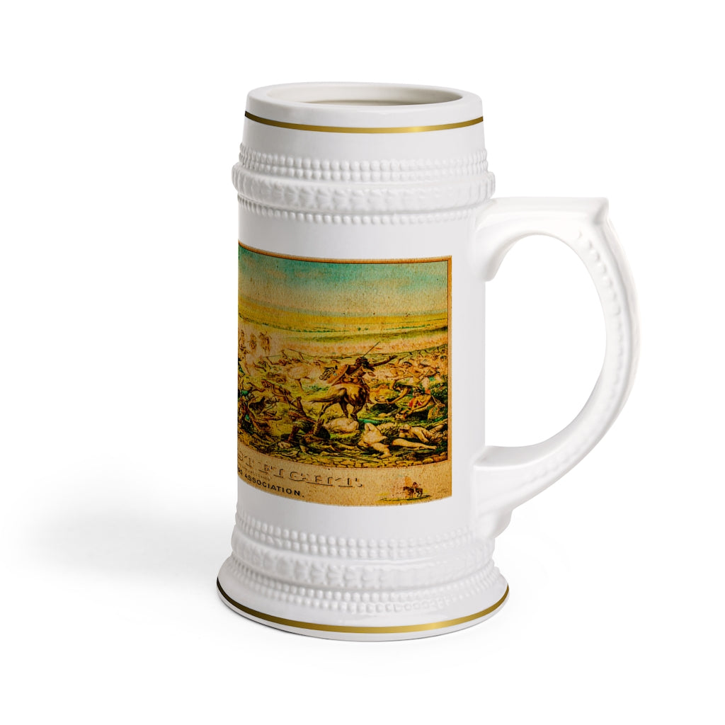 Custer's Last Fight Stein Mug