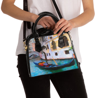 Renoir Gondola in Venice III Shoulder Handbag