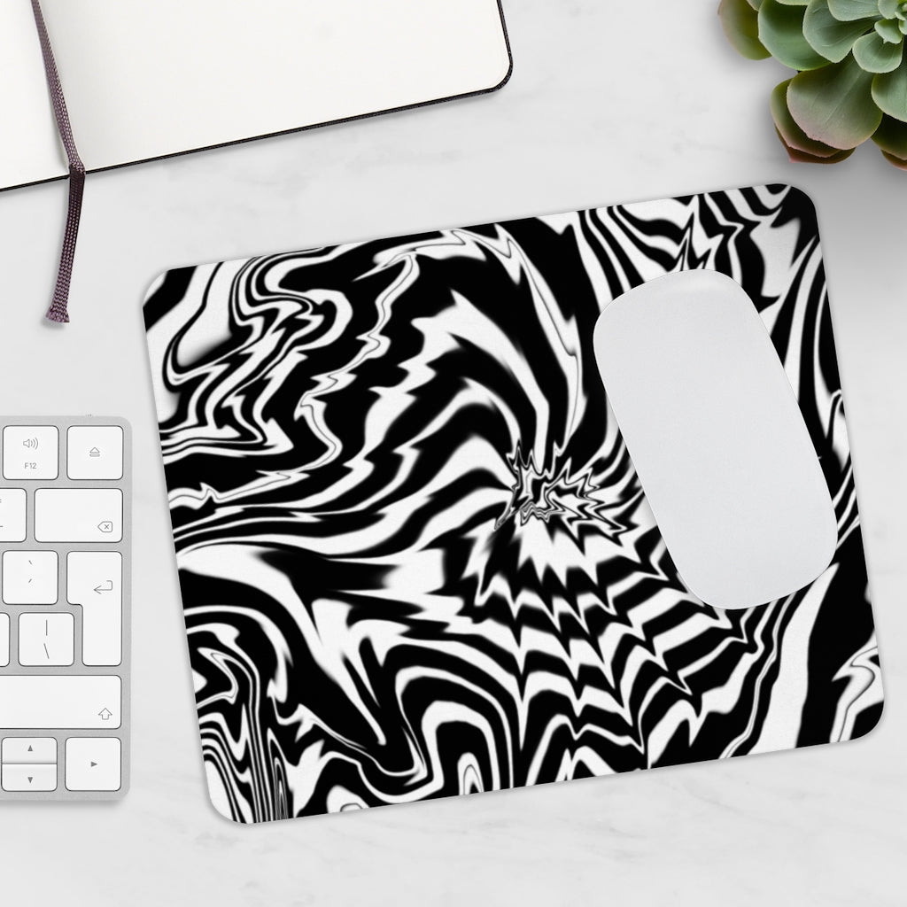 Black and White Mousepad