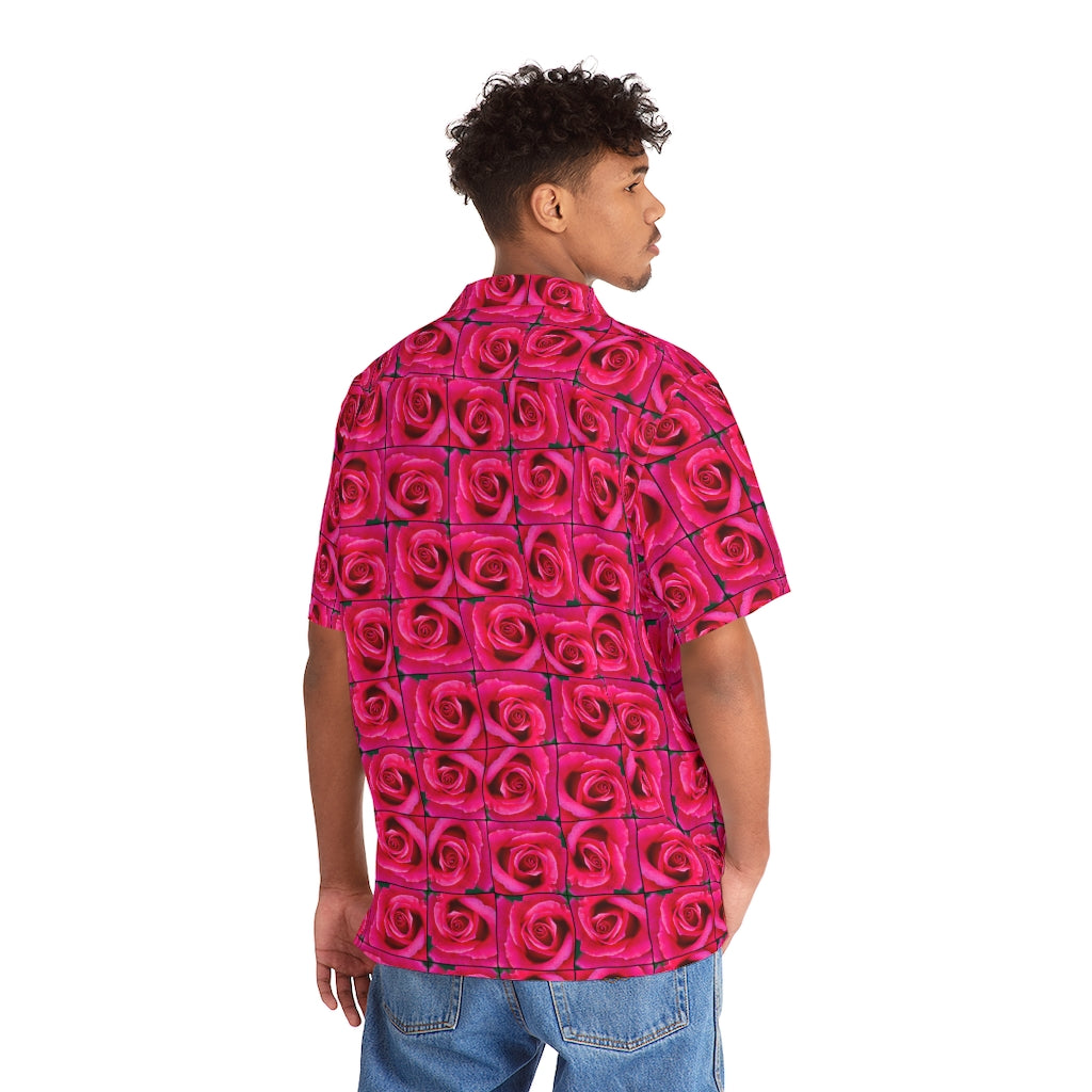 Rose Men's Hawaiian Shirt