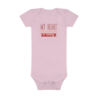 Belongs to Mommy Baby Short Sleeve Onesie