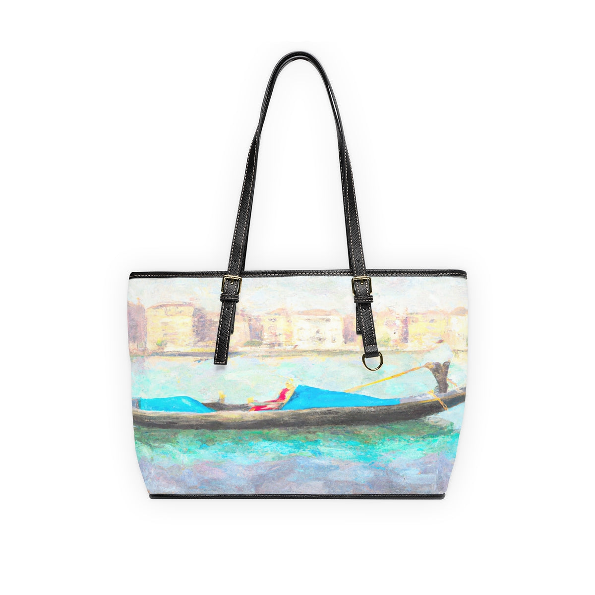 Renoir Gondola in Venice II Leather Shoulder Bag