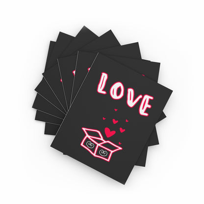 I See You Valentine's Day Greeting cards (8 pcs)