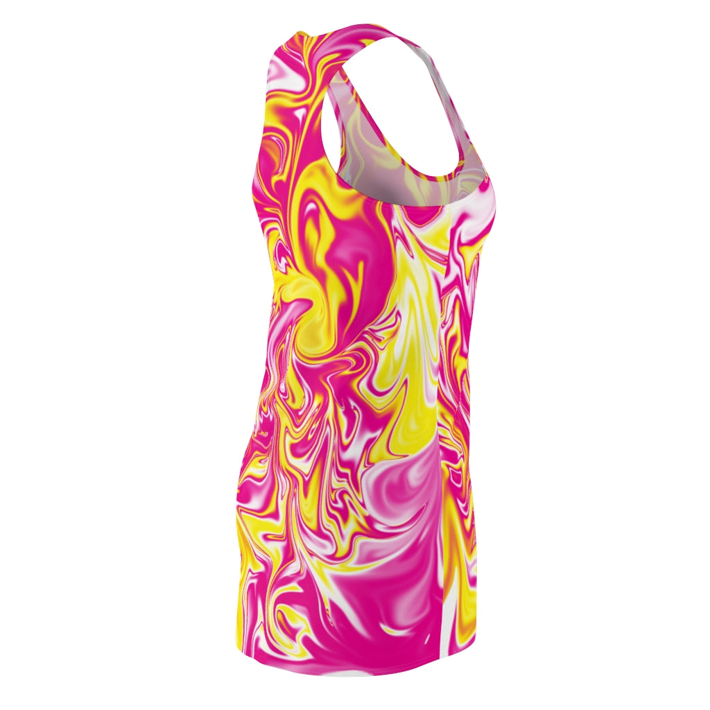 Pink/Yellow Racerback Dress