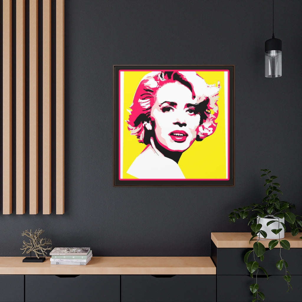 Portrait of Marilyn Monroe by Andy Warhol II (Ai generated) Canvas