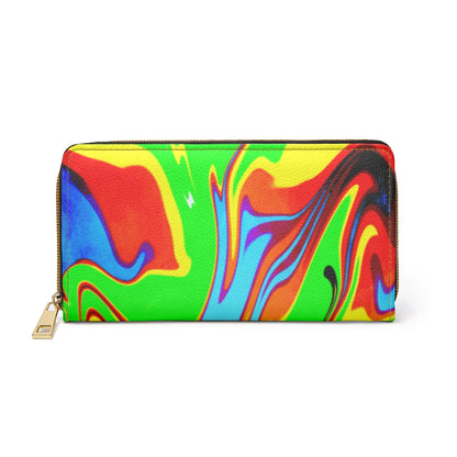 Tie Dye Zipper Wallet