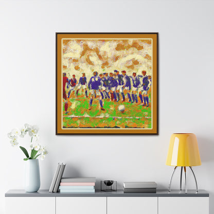 Free kick Van Gogh Canvas