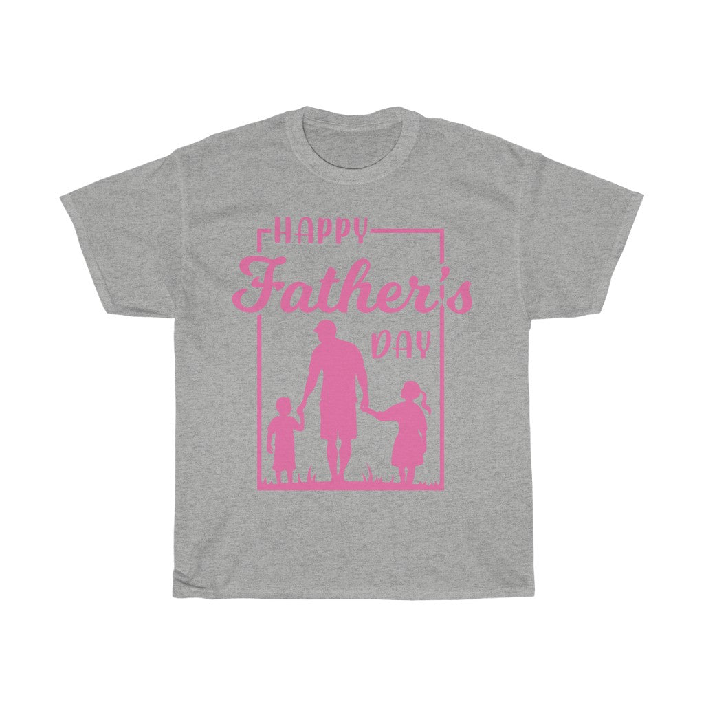 Happy Father's Day Pink T Shirt