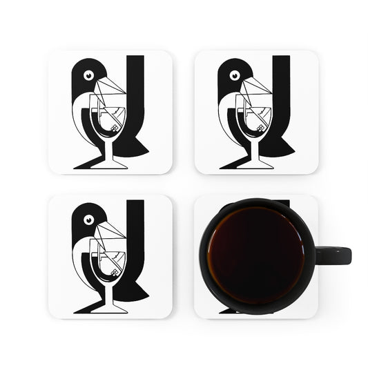 Thirsty Bird Coaster Set