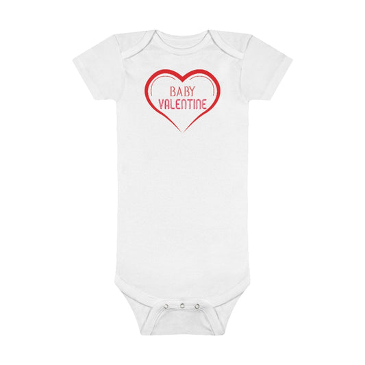 Valentine Baby Short Sleeve Onesie