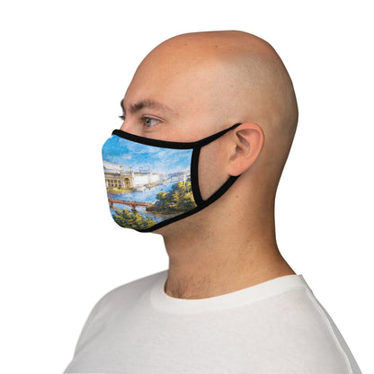 Chicago World's Fair Fitted Polyester Face Mask