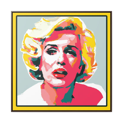 Portrait of Marilyn Monroe by Andy Warhol (Ai generated) Canvas