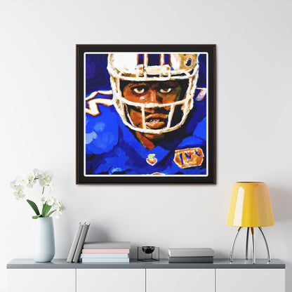 American Football Player Van Gogh Canvas