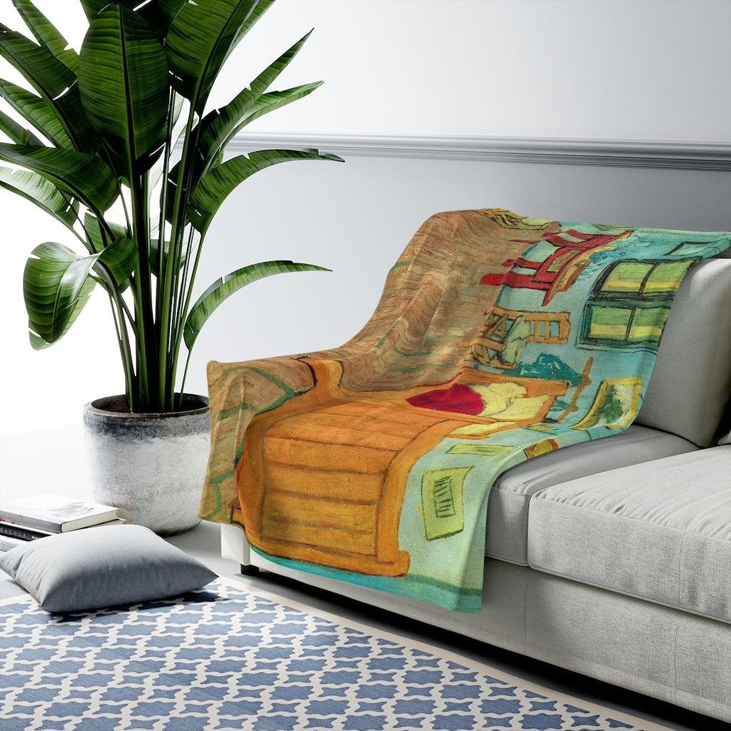 Van Gogh Velveteen Plush Blanket