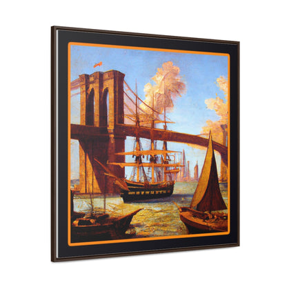 Brooklyn Bridge in the 1700's Canvas