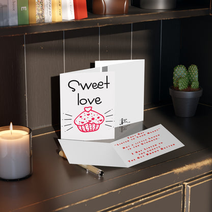 Listen to the Sweets Valentine's Day Greeting cards (8 pcs)